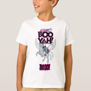 Camiseta Teen Titans Go!   Guerreiro Cyborg Riding Pegasus