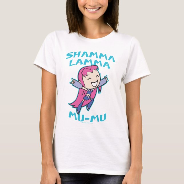 Camiseta Teen Titans Go! | Incêndio "Shamma Lamma Mu-Mu" (Frente)