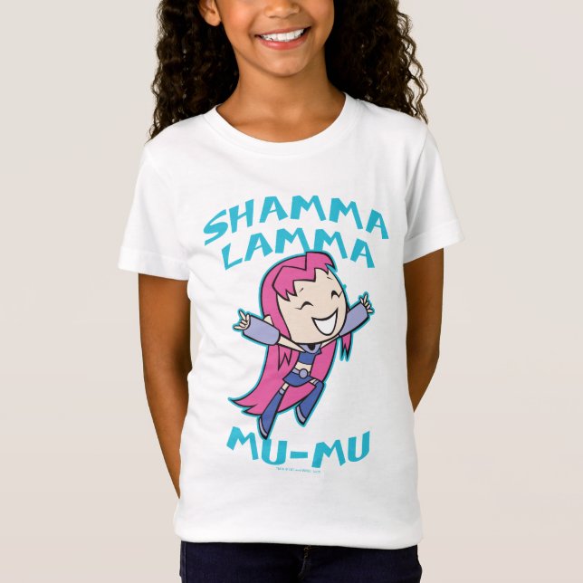 Camiseta Teen Titans Go! | Incêndio "Shamma Lamma Mu-Mu" (Frente)