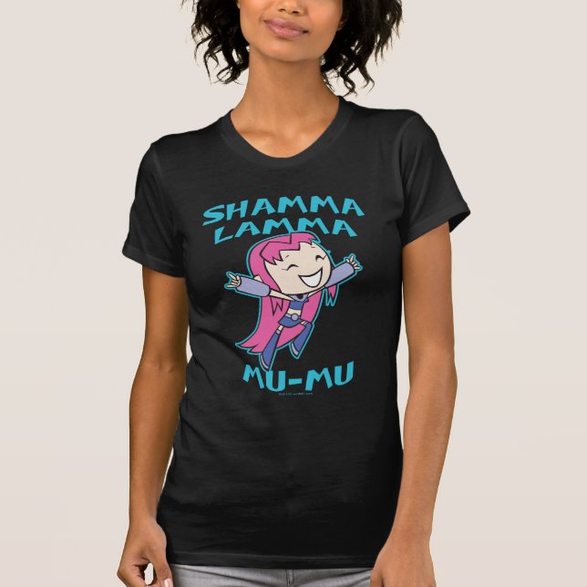 Camiseta Teen Titans Go! | Incêndio "Shamma Lamma Mu-Mu" (Frente)