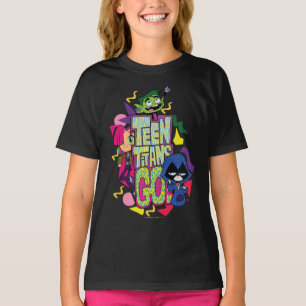 Camiseta Teen Titans Go! Logotipo Impresso "Raparigas"