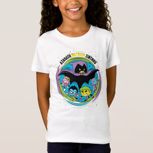 Camiseta Teen Titans Go! | Raven "Azarath Metrion Zinthos" (Frente)