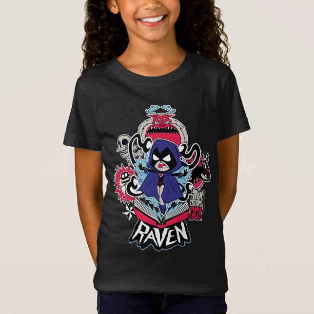 Camiseta Teen Titans Go! | Raven Demonic Powers Graphic (Frente)