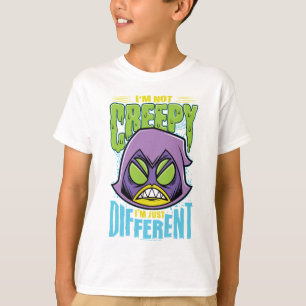 Camiseta Teen Titans Go! Raven "Não assustador sou difere