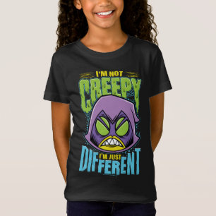 Camiseta Teen Titans Go! Raven "Não assustador sou difere