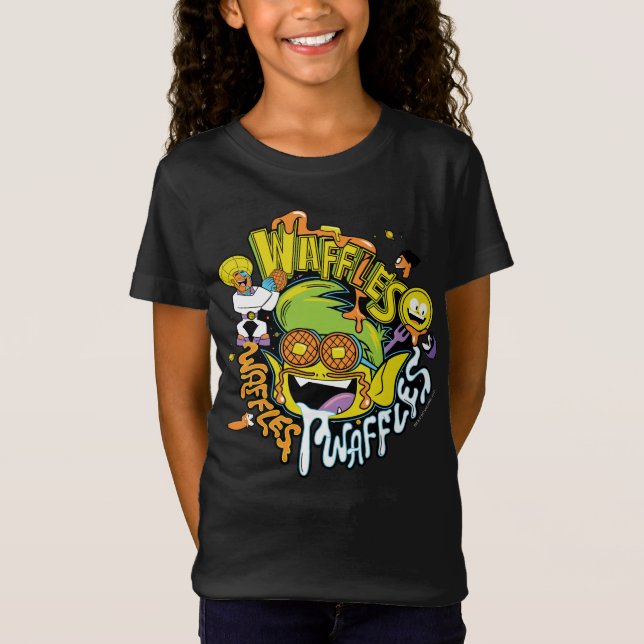 Camiseta Teen Titans Go! | Waffles de Beast Boy (Frente)