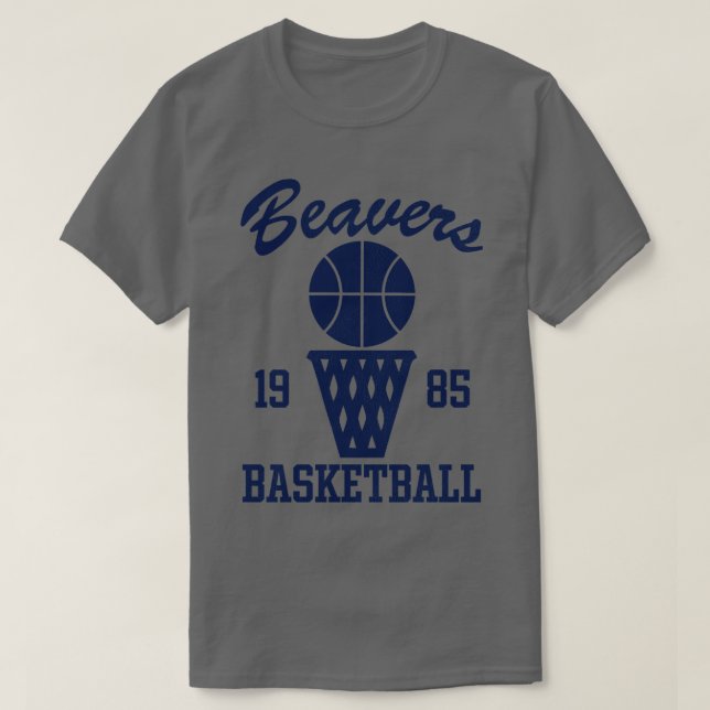 Camiseta Teen Wolf Beavers - Treinamento em Basquete Jersey (Frente do Design)