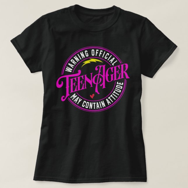 Camiseta Teenager Offical Vintage (Frente do Design)