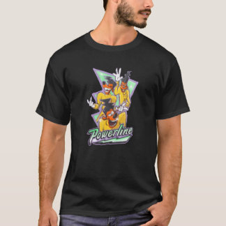 Camiseta Teeprous Cartoon-A-Goofy-Movie-Powerline-Airbrushe