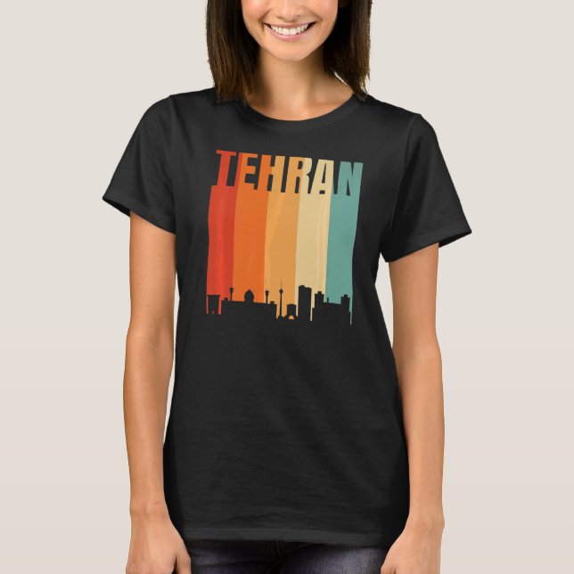Camiseta Tehran Skyline (Frente)