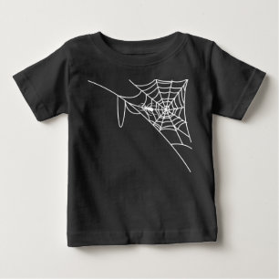 Camiseta teia branca e aranha, truque ou travessura, hallow
