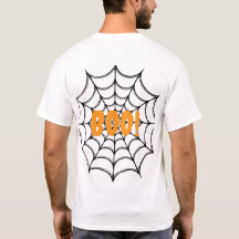 Teia de Aranha de Halloween Preta e Branca Gótica