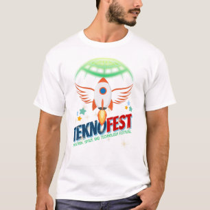 Camiseta TEKNOFEST Rocket Design - Aviação e tecnologia