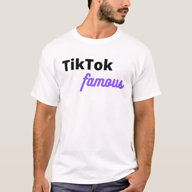 Camiseta TekTok famoso (Frente)