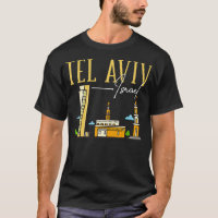 Tel Aviv - Viagem do Mapa da Cidade de Israel 