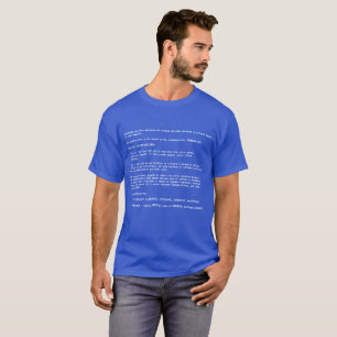 Camiseta Tela azul da morte - design dianteiro