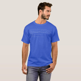 Camiseta Tela azul de Windows da morte