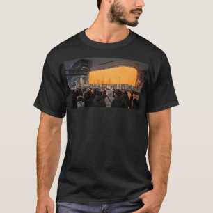 Camiseta Tela Colorida Laranja TEE