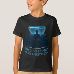 Camiseta Tela de Carregamento é Minha Meditação 1