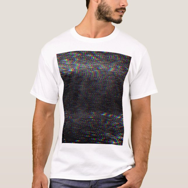 Camiseta Tela de teste com brilho na textura (Frente)