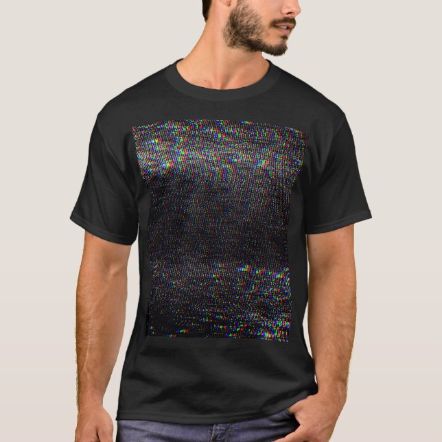 Camiseta Tela de teste com brilho na textura (Frente)