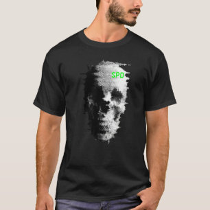 Camiseta Tela estática Ghost Skull TV