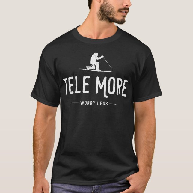 Camiseta Tele Mais Preocupado Menos (Frente)