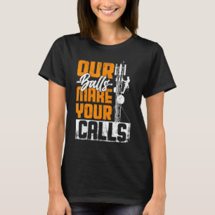 Camiseta Telecomunicações de Clima da Antena Climática em T