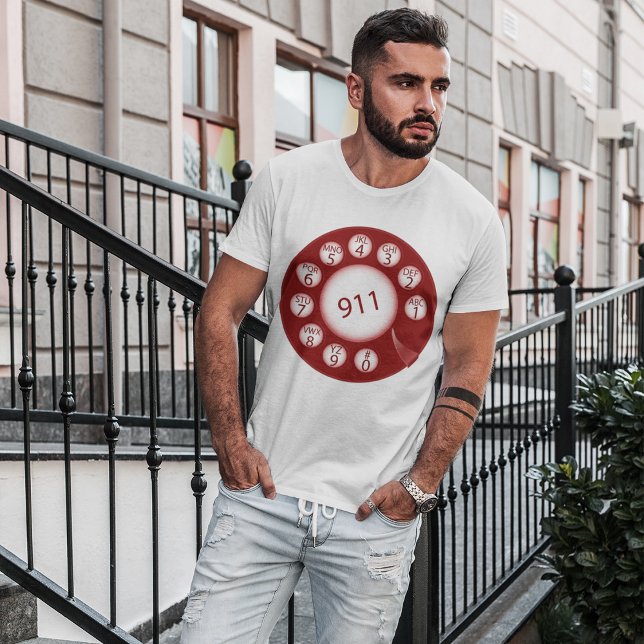 Camiseta Telefone de emergência (Criador carregado)