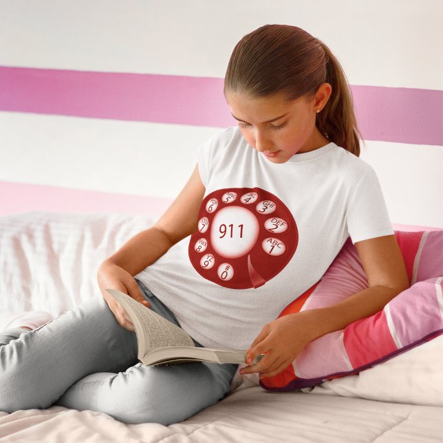 Camiseta Telefone de emergência (Criador carregado)