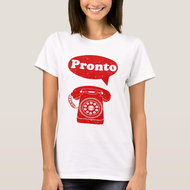 Camiseta Telefone italiano (Frente)