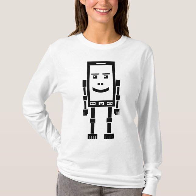Camiseta Telefone Robo - Preto (Frente)