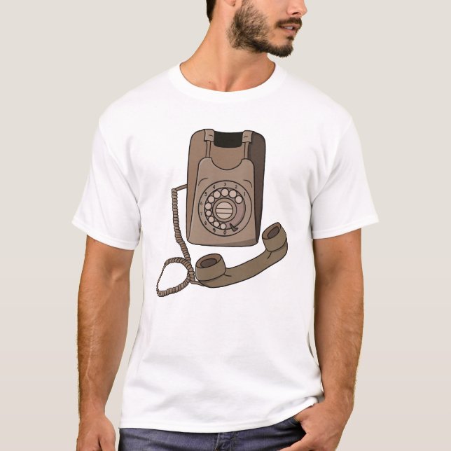 Camiseta Telefone Rotativo Antigo (Frente)