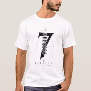 Camiseta TELEIOS™ – Roupas Minimalistas de Rua com Desenho