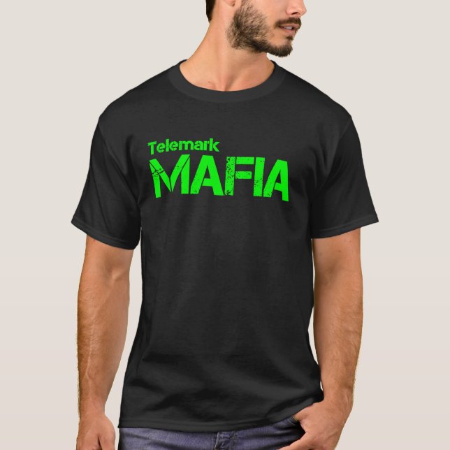 Camiseta Telemark Mafia Ski (Frente)