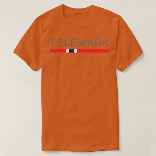 Camiseta Telemark Noruega (Frente do Design)