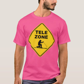 Camiseta Telemark Ski Zone Road Sign