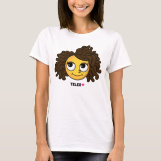Camiseta TELEO Emoji (Acabou): Tee Personalizado para Mulhe