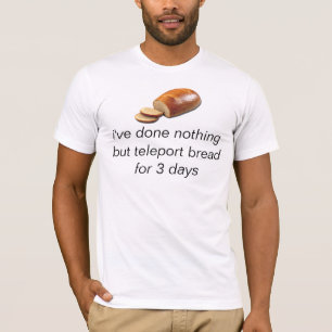 Camiseta teleport o tshirt do pão