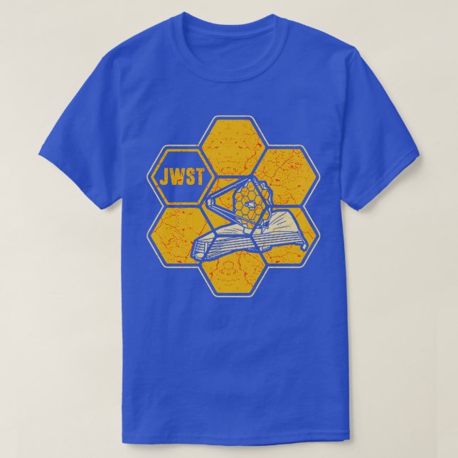 Camiseta Telescópio espacial James Webb JWST 3 (Frente do Design)