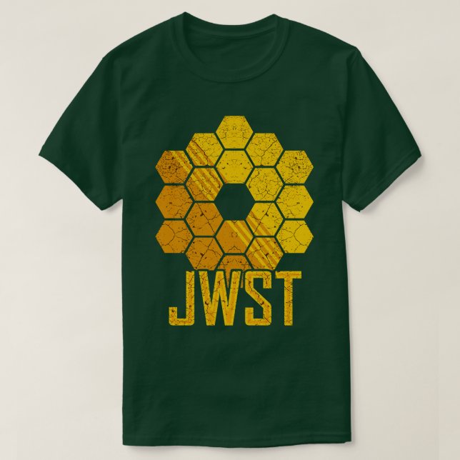 Camiseta Telescópio espacial James Webb JWST 6 (Frente do Design)