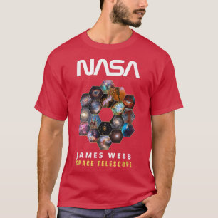 Camiseta Telescópio Espacial James Webb Nas Eplorações JWST