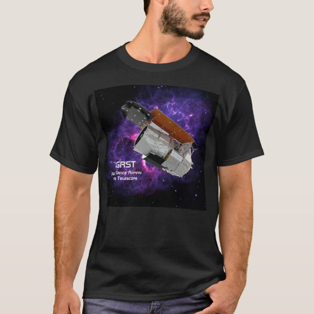 Camiseta Telescópio Espacial Nancy Grace Roman (Frente)