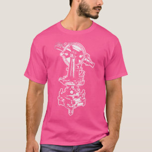 Camiseta Telescópio Vintage Tee Space Love Astronomy Shirt