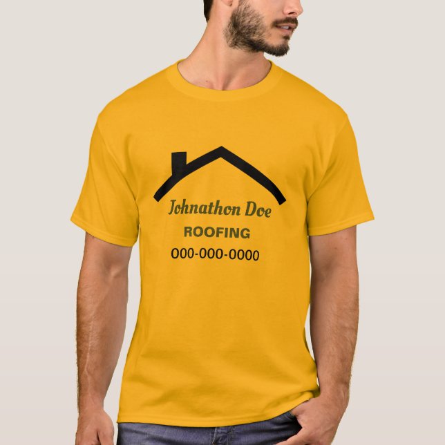 Camiseta Telhado da Casa Personalizada (Frente)