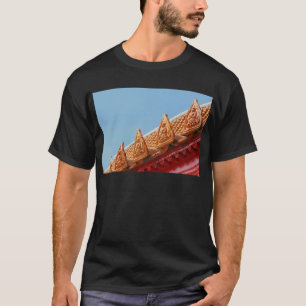 Camiseta Telhado do Templo Budista na Tailândia