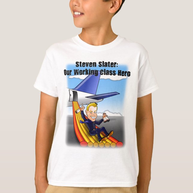 Camiseta Telhador de Steven: Nosso herói da classe (Frente)