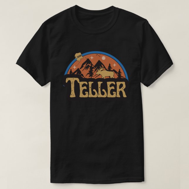 Camiseta Teller, Alasca (Frente do Design)