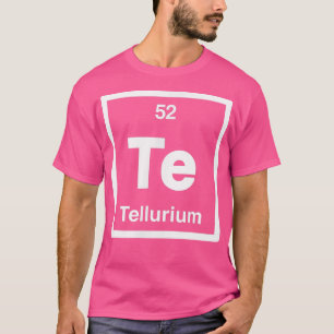 Camiseta Tellerium - Te - Mesa periódica de elementos - Ciê