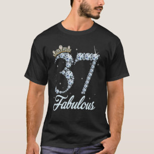 Camiseta Tem 37 Anos É A Minha Rainha Diamante, 37º Anive